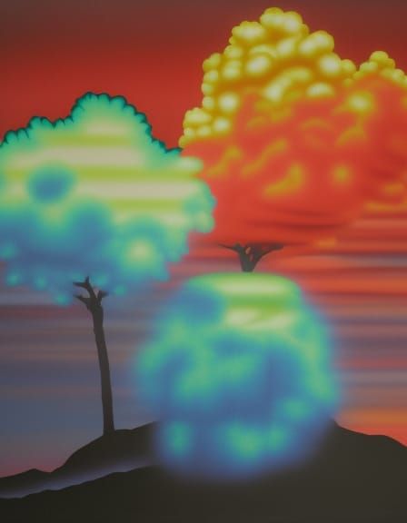 Kyushu Four Seasons: Minimalist Airbrush Art