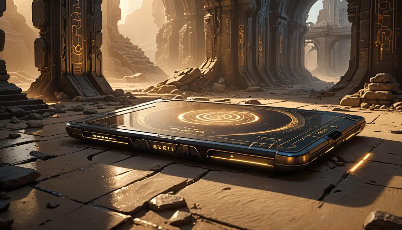 Futuristic Tablet Computer Concept Art