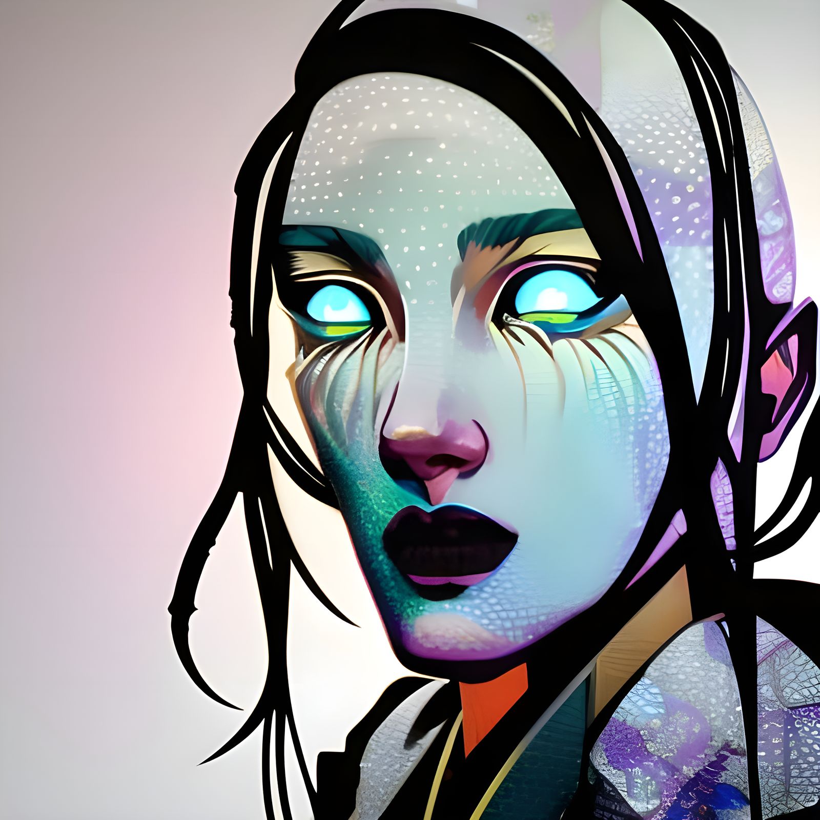 Detailed Portrait with Dynamic Lighting, Trending Artstation...