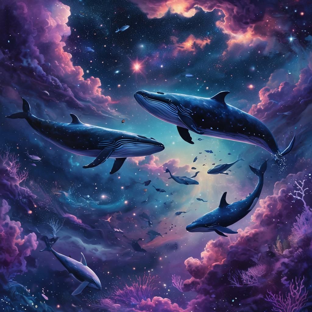 Surreal Ocean Sky Double Exposure Fantasy Illustration