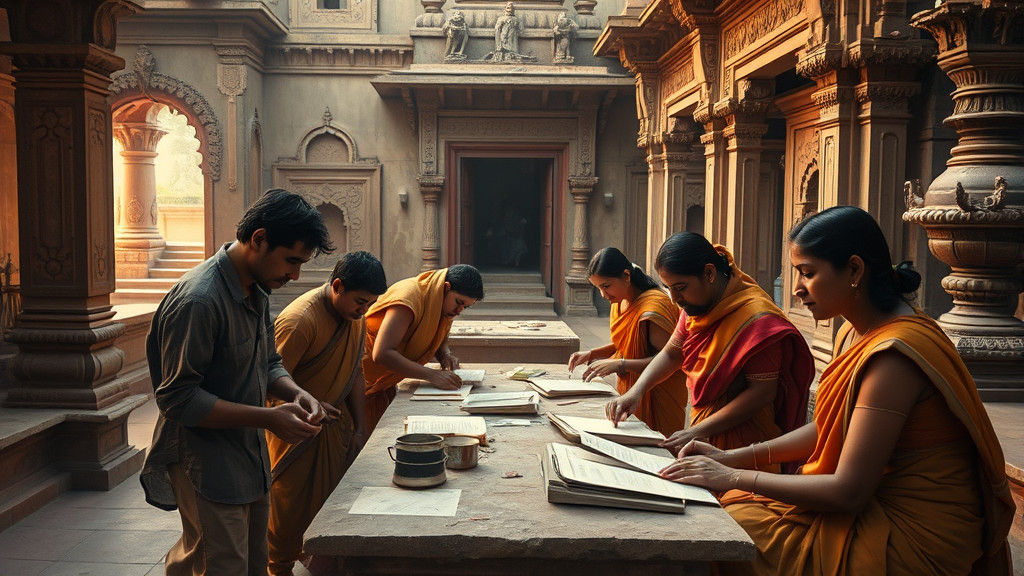 Volunteers Preserve Ancient Indian Art in Cinematic Style