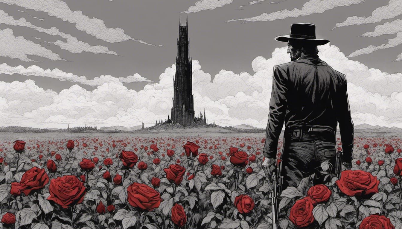 Gunslinger in a Rose Field: Dark Tower