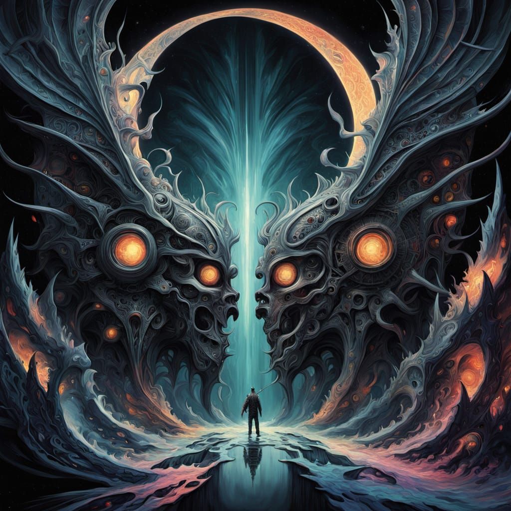 Angel Warriors in Celestial Battle