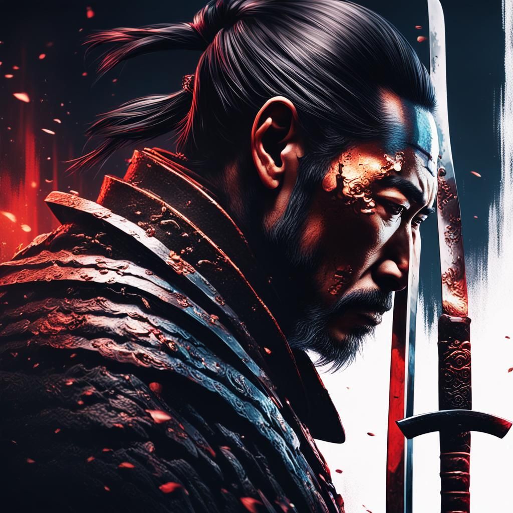 Samurai Katana Close-Up Concept Art