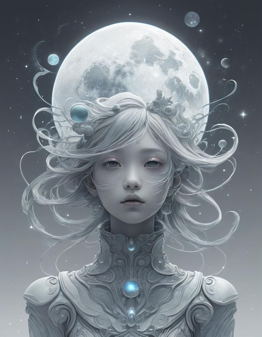 Ethereal Celestial Art of Jane Jay in Psychedelic Style