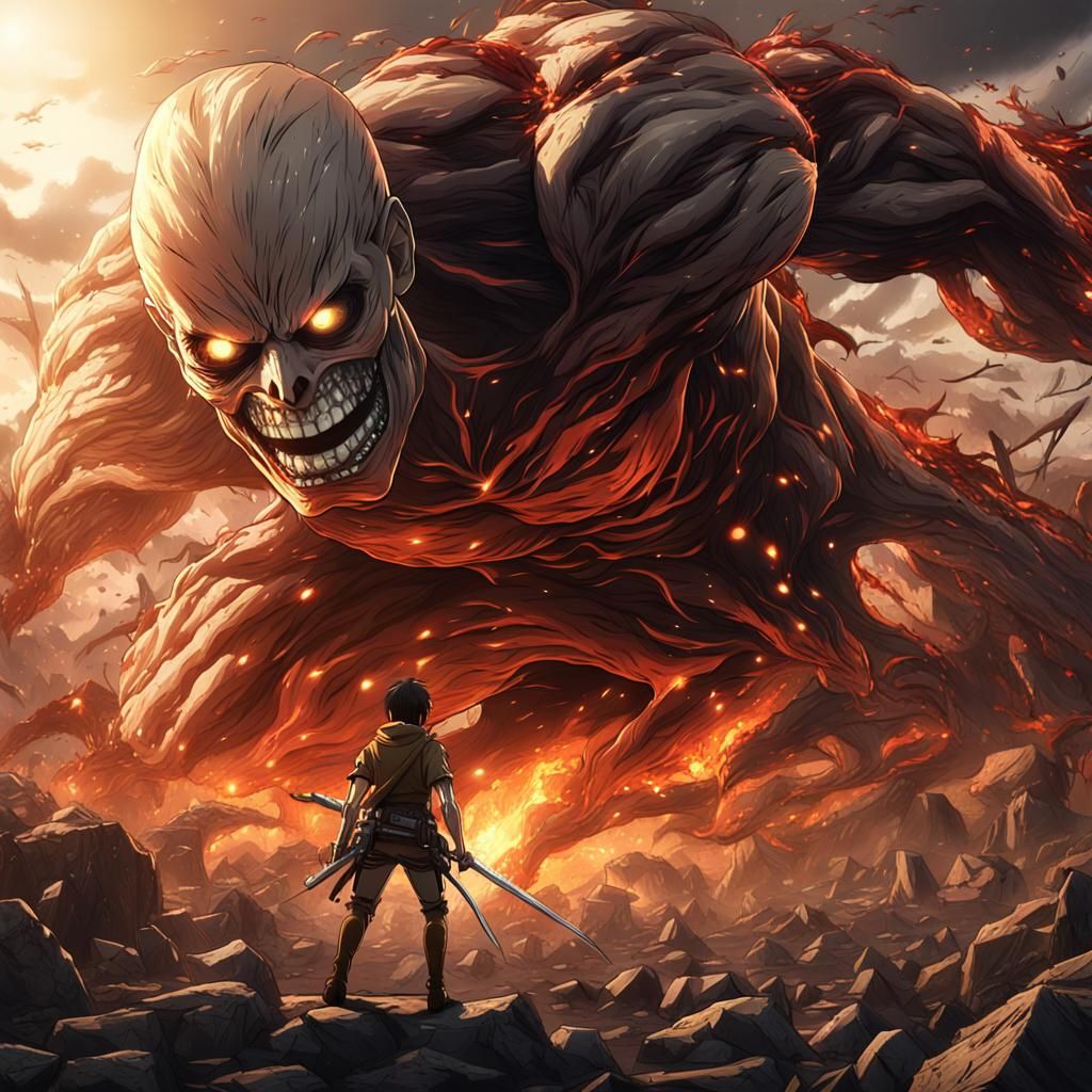 Eren Yeager Savage in Attack on Titan Anime