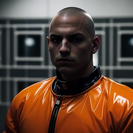 Prisoner Escorted by Guards: Professional Photography