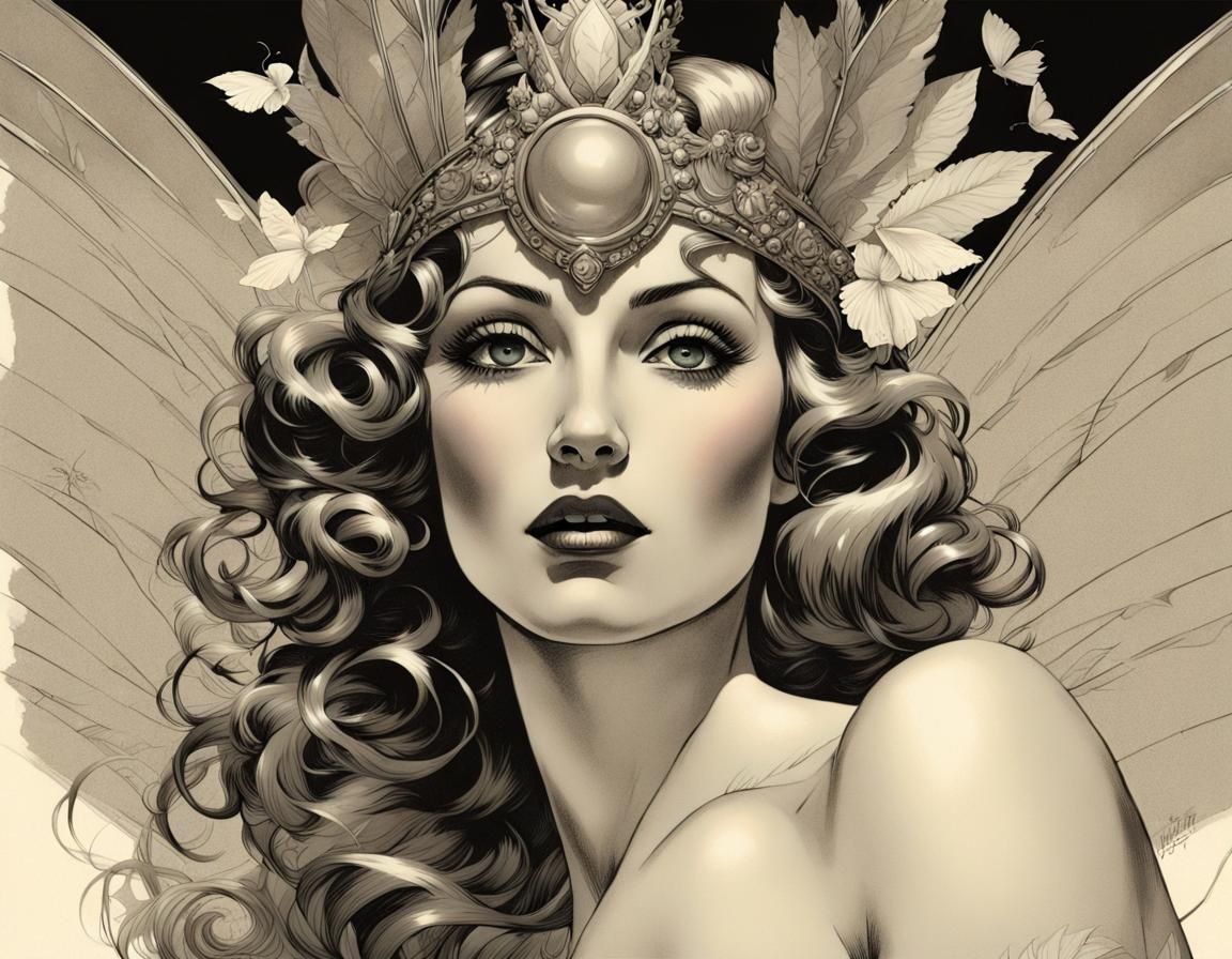 “What angel wakes me from my flowery bed? I pray thee, gentle mortal, sing again: Mine ear is much enamour'd of thy note...