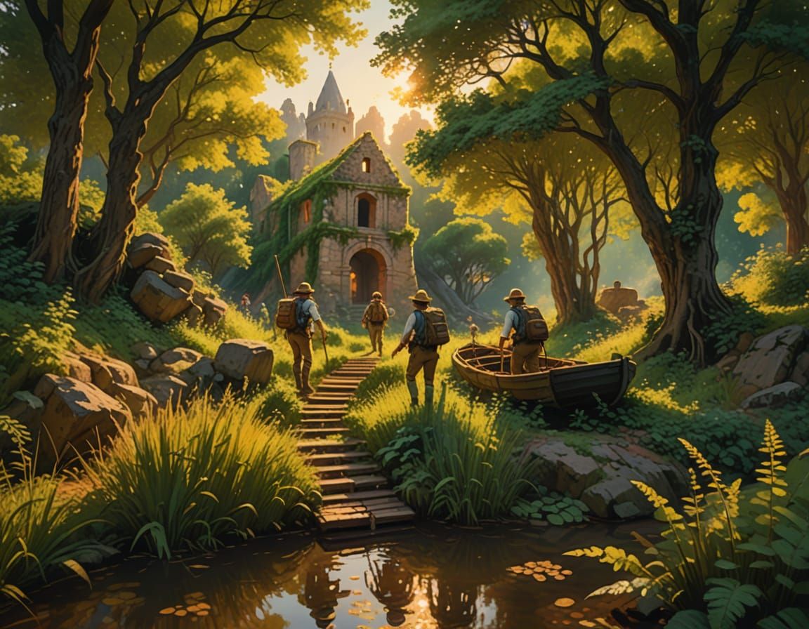 Explorers Discover Relic in Impressionist Style