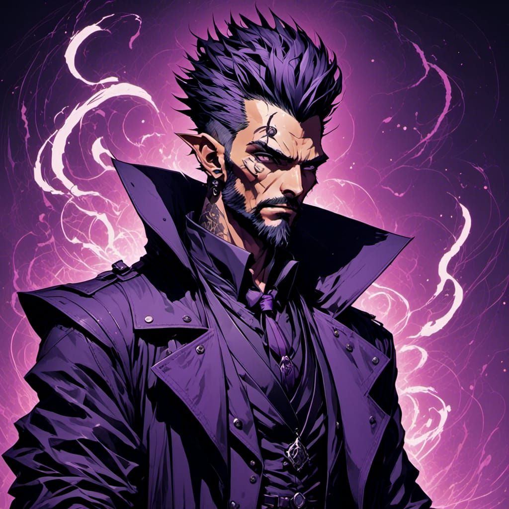 Cyberpunk Cricket Cartoon Character Illustration