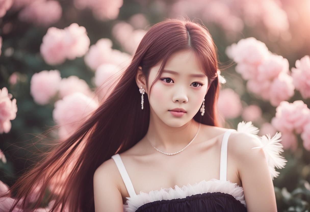 Blackpink Pastel Portrait in Dreamy Ethereal Style
