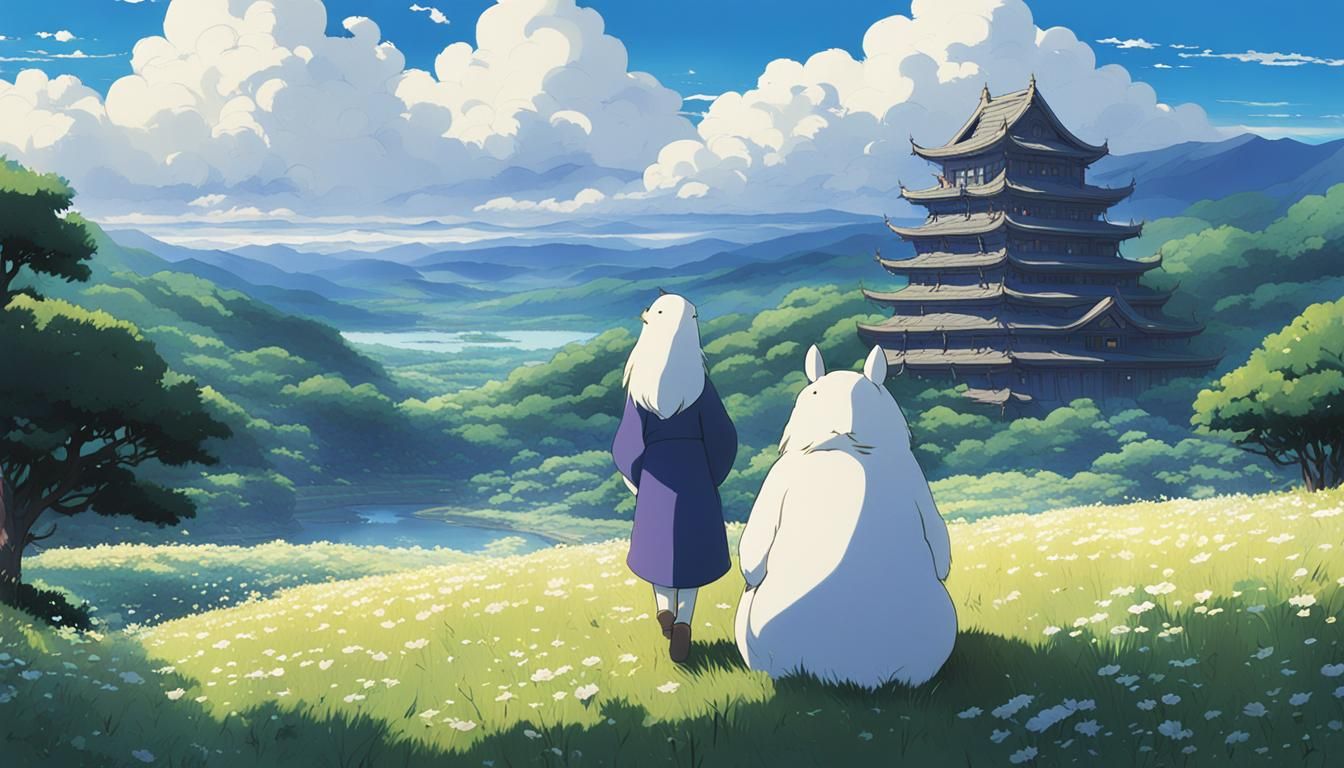 Toriel in Studio Ghibli Anime Style