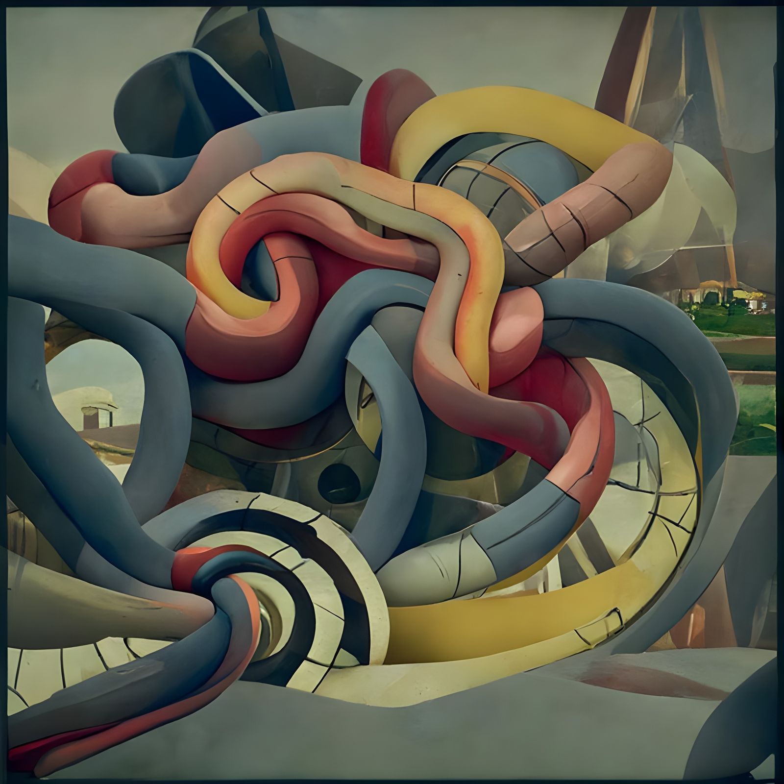 Entangled Strange Loops: Psychedelic Digital Art