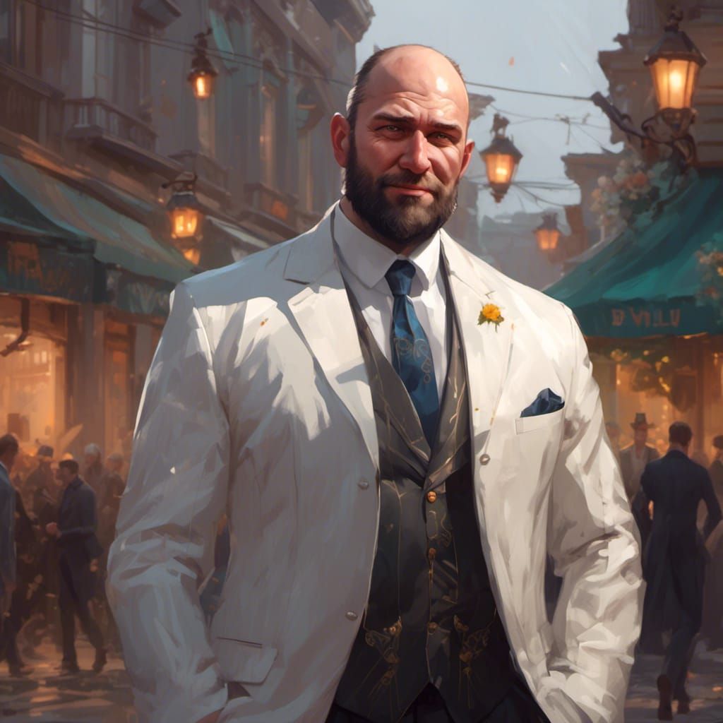 West Virginia Mayor Portrait in Hyperdetailed Digital Art