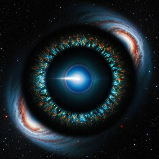 Abstract Eye of the Universe