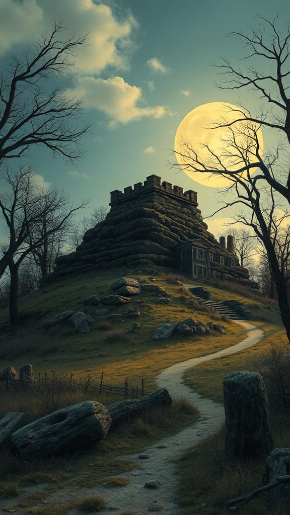 Pre-Colonial fortress near Dunwich