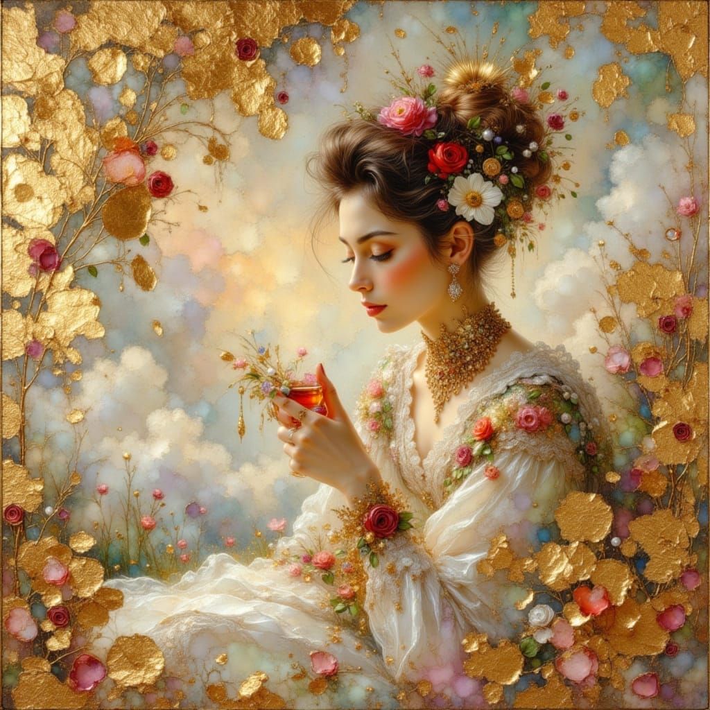 Killer Queen: Marie Antoinette in Impressionistic Watercolor