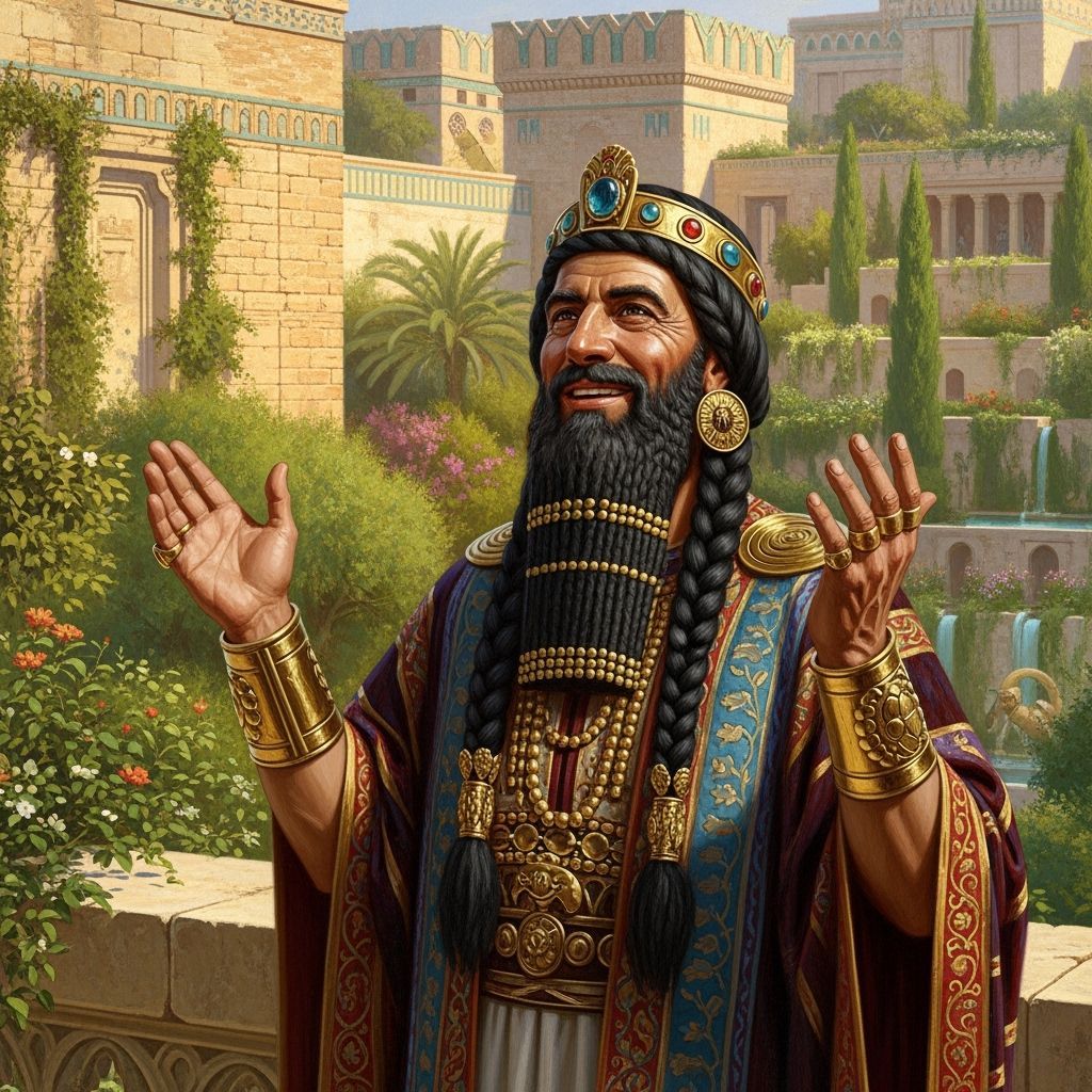 King Nebuchadnezzar Offers Praise Over Babylon