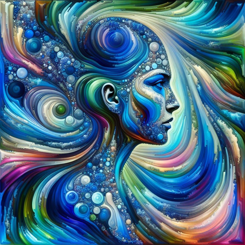 Vibrant Fractal Dance in Jewel-Toned Xylem Structures