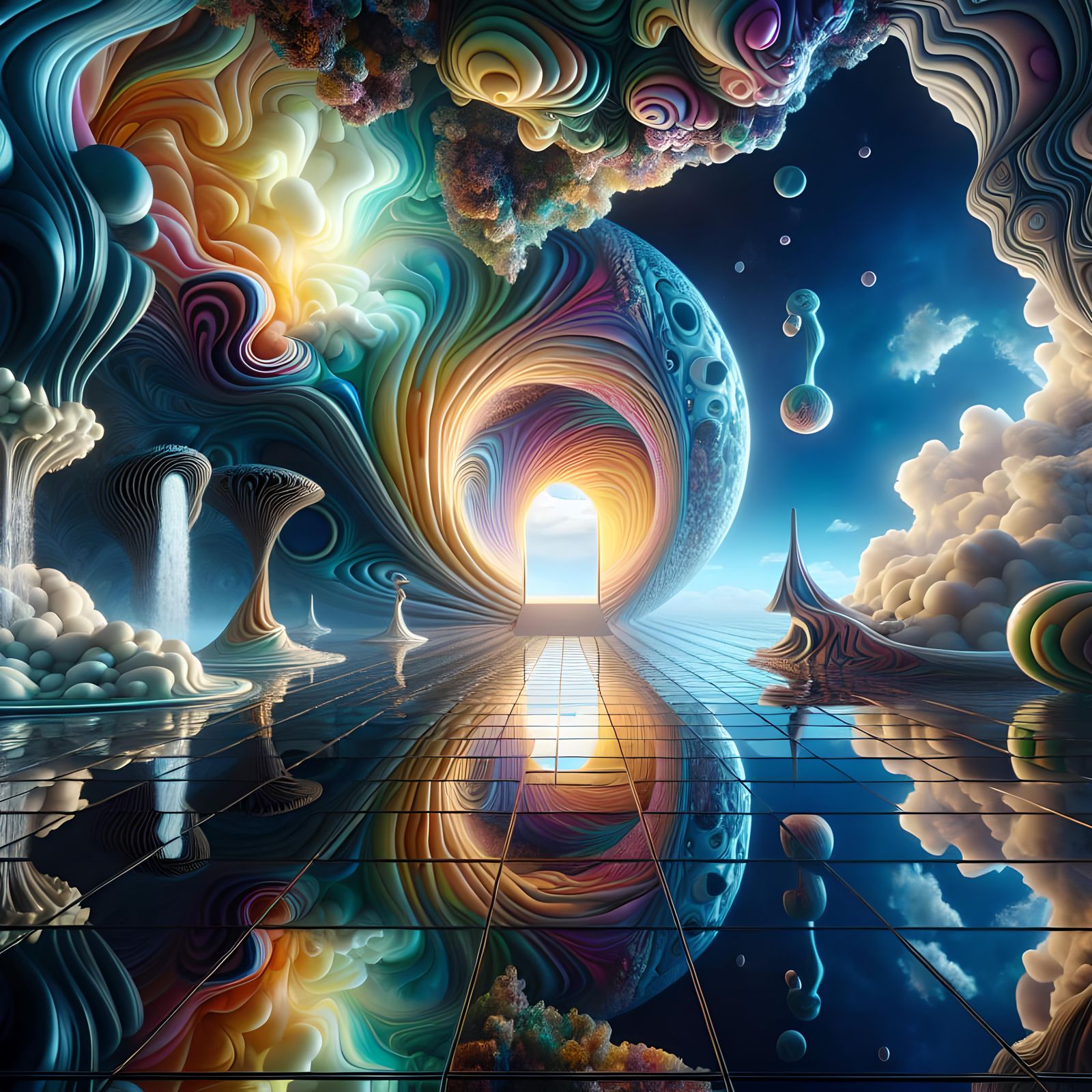 Surreal Portal to Shifting Reality