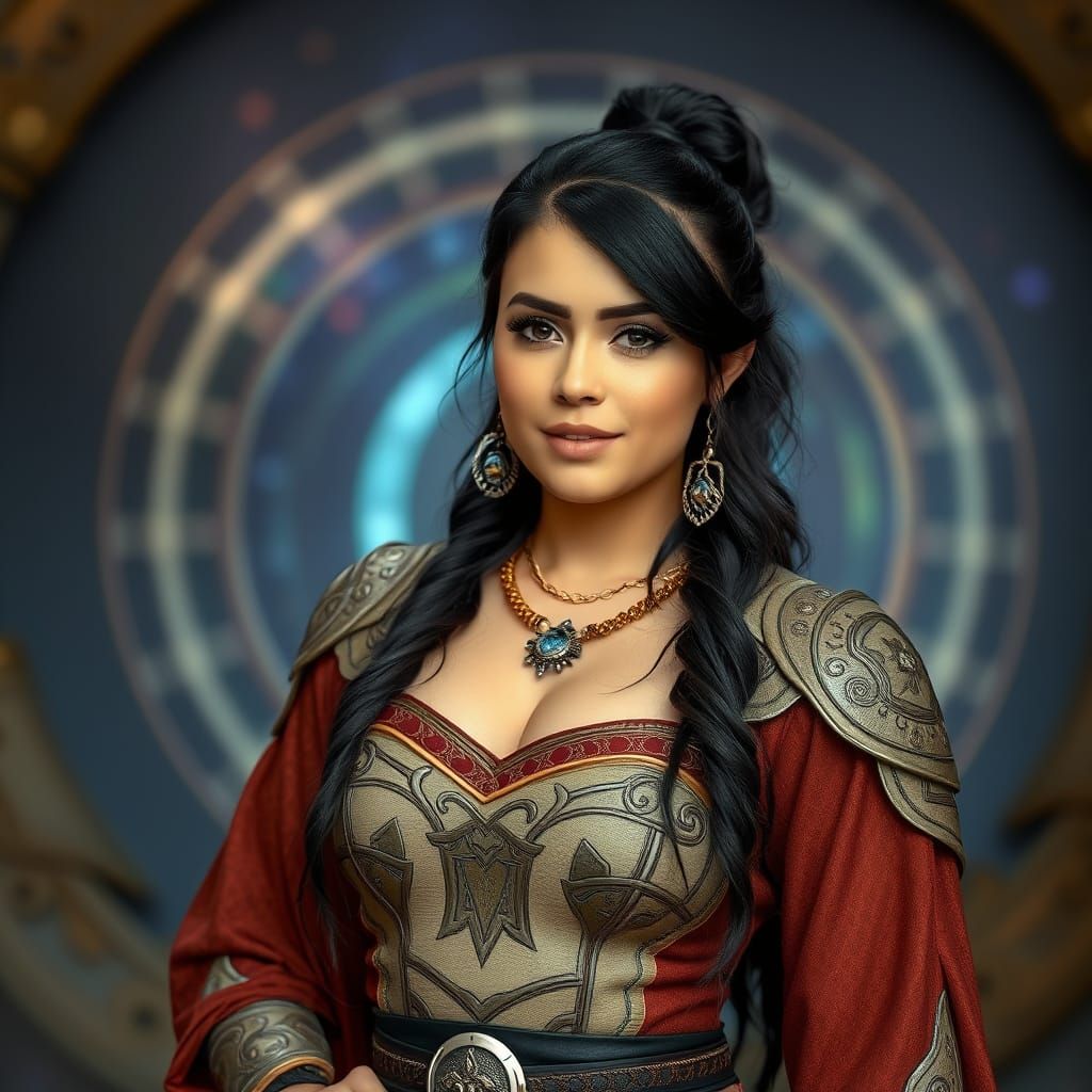 Demi Lovato as Teyla Emmagan in Celestial Stargate Atlantis ...