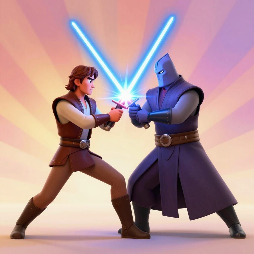Anakin Skywalker vs Count Dooku Lightsaber Duel
