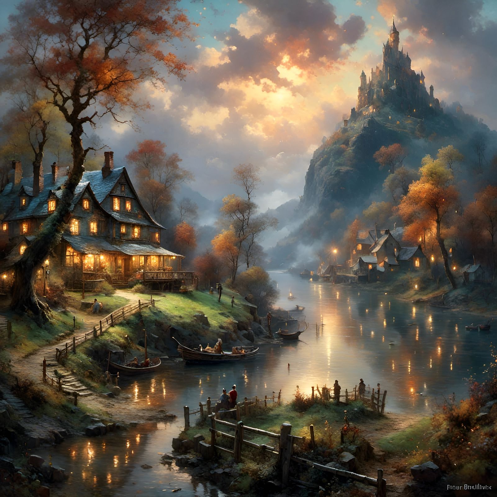 Glass Glimmer LoRA Effect on AI Image