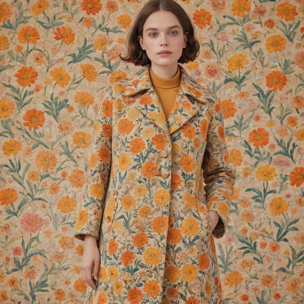 Monaco in Marigolds: Klee-Inspired AI Art