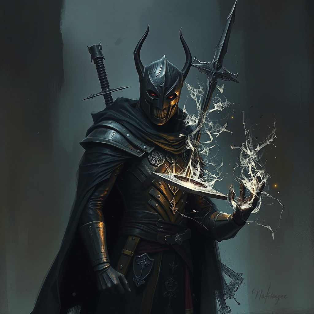 Sinister Medieval Quicksilver in Rutkowski Style