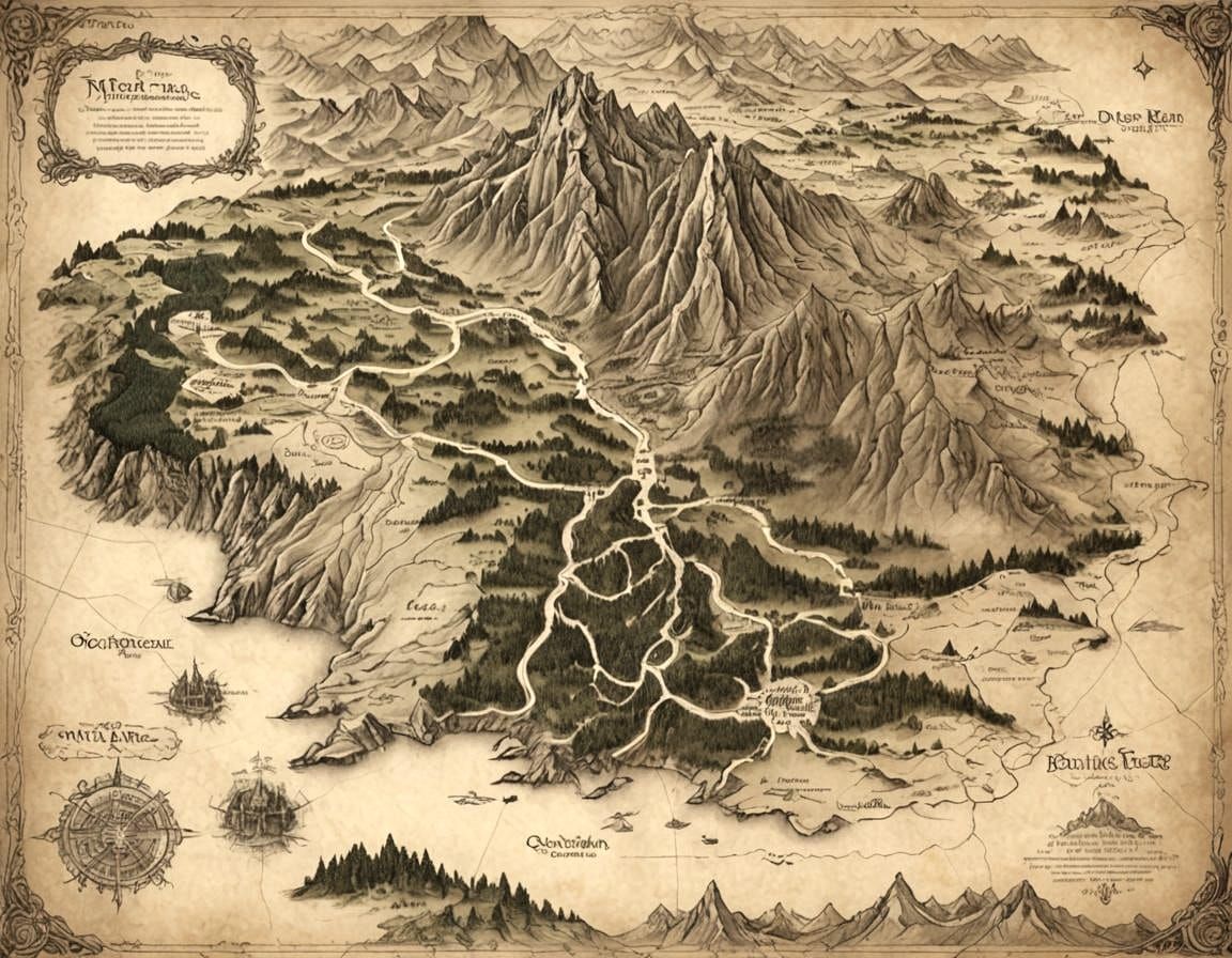 Hobbit Map
