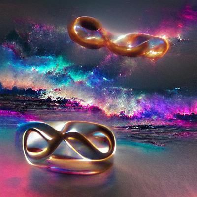 Abstract Infinity Symbol Art