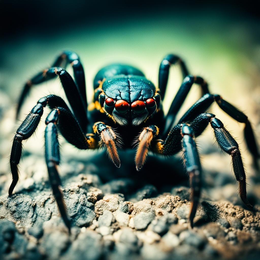 Moth Spider Scorpion Hybrid Creature in Film Still