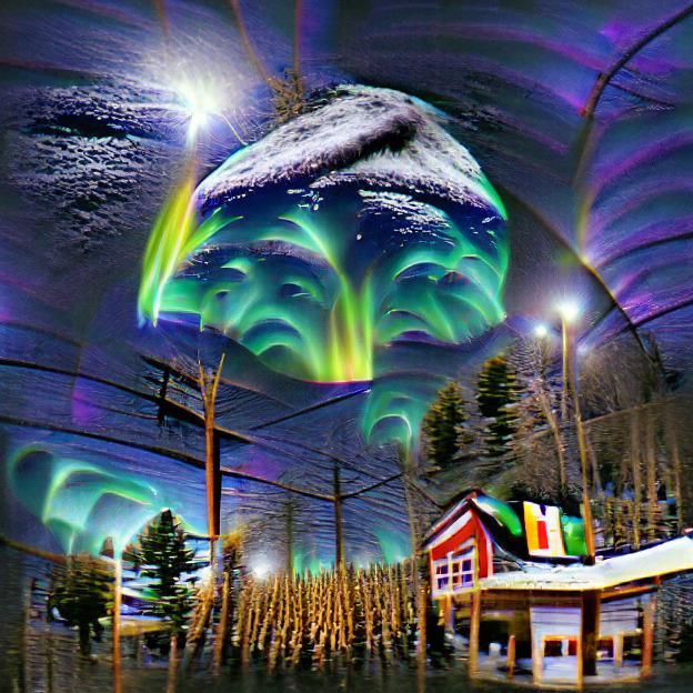 Spectacular Aurora Borealis Lights Up Night Sky