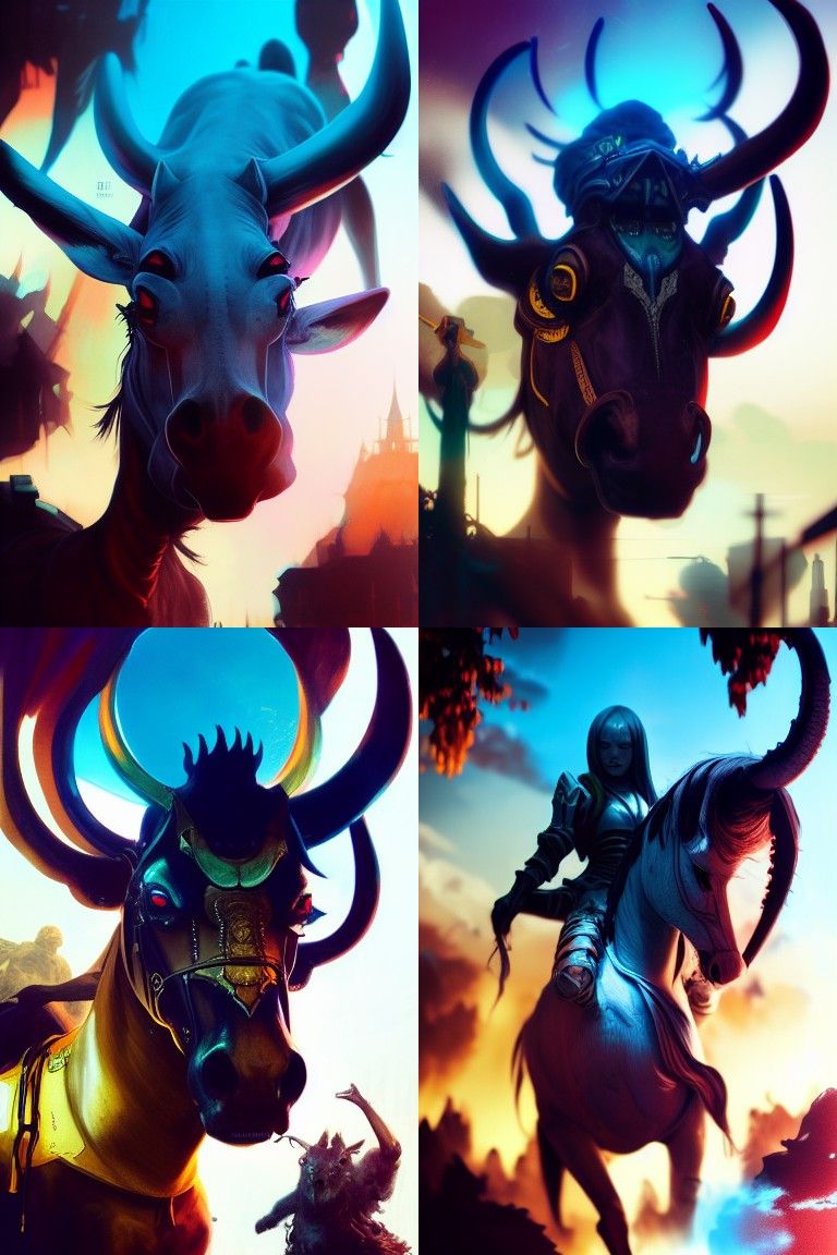 Four Horsemen of the Apocalypse: Digital Matte Painting