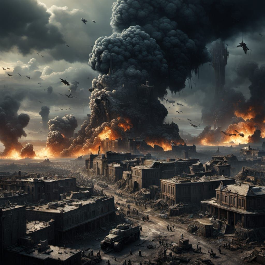Epic Cinematic Sound of War: Digital Matte Painting