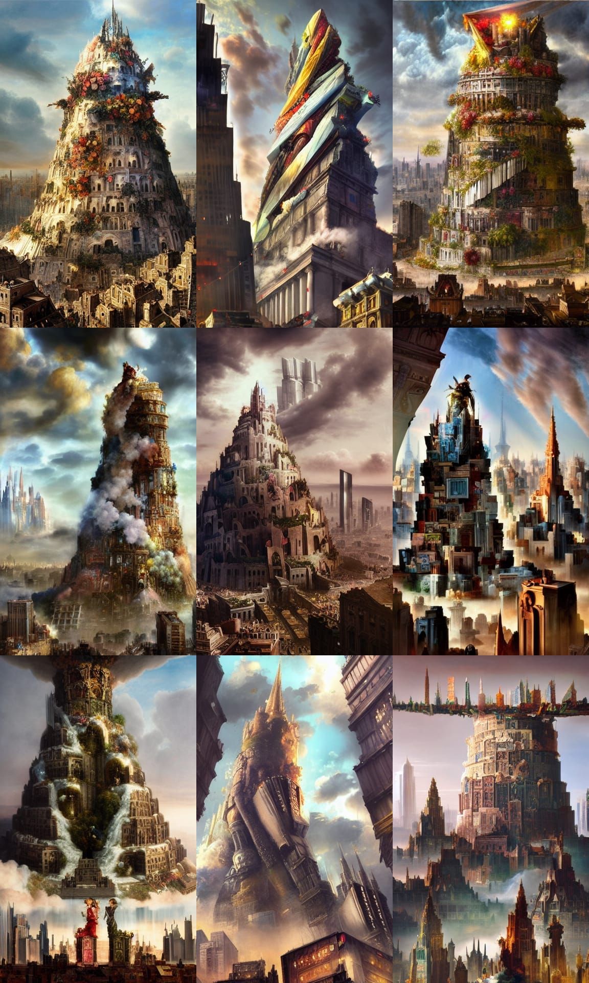 Colossal Wedding Cake Metropolis by Giuseppe Arcimboldo