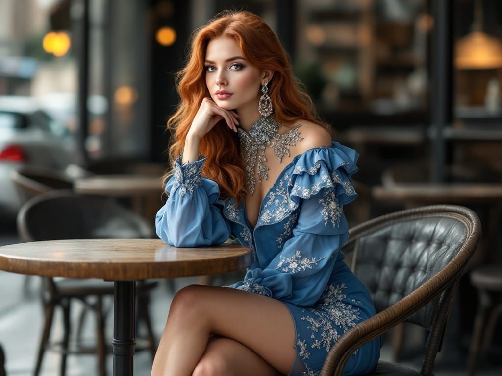 Fierce Fashionista in Ethereal Elegance