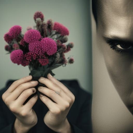 Intimate Close-Up Portrait with Ambient Light