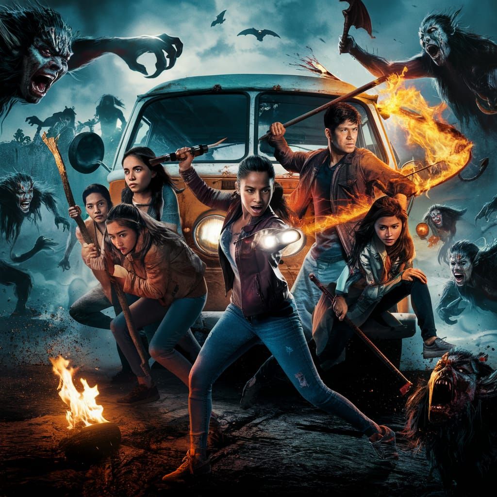 Young Heroes Battle aswang Monsters in Dark Road Trip Cinema...