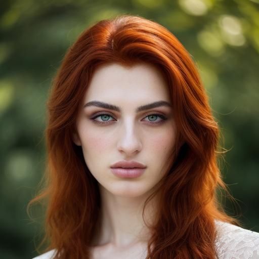 Strikingly Handsome Syrian Man with Red Hair