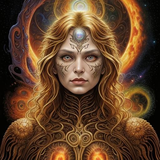 Surreal Alien Life Forms in Psychedelic Fractal Art