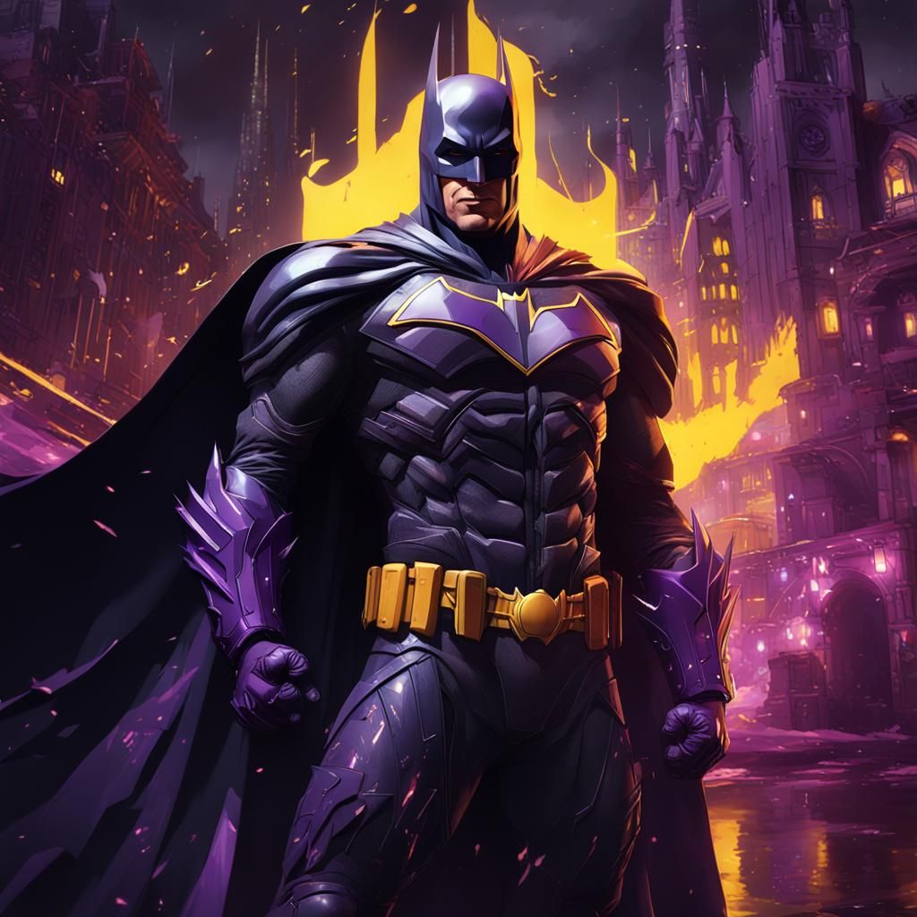 Flash as Batman: Dark Fantasy Concept Art