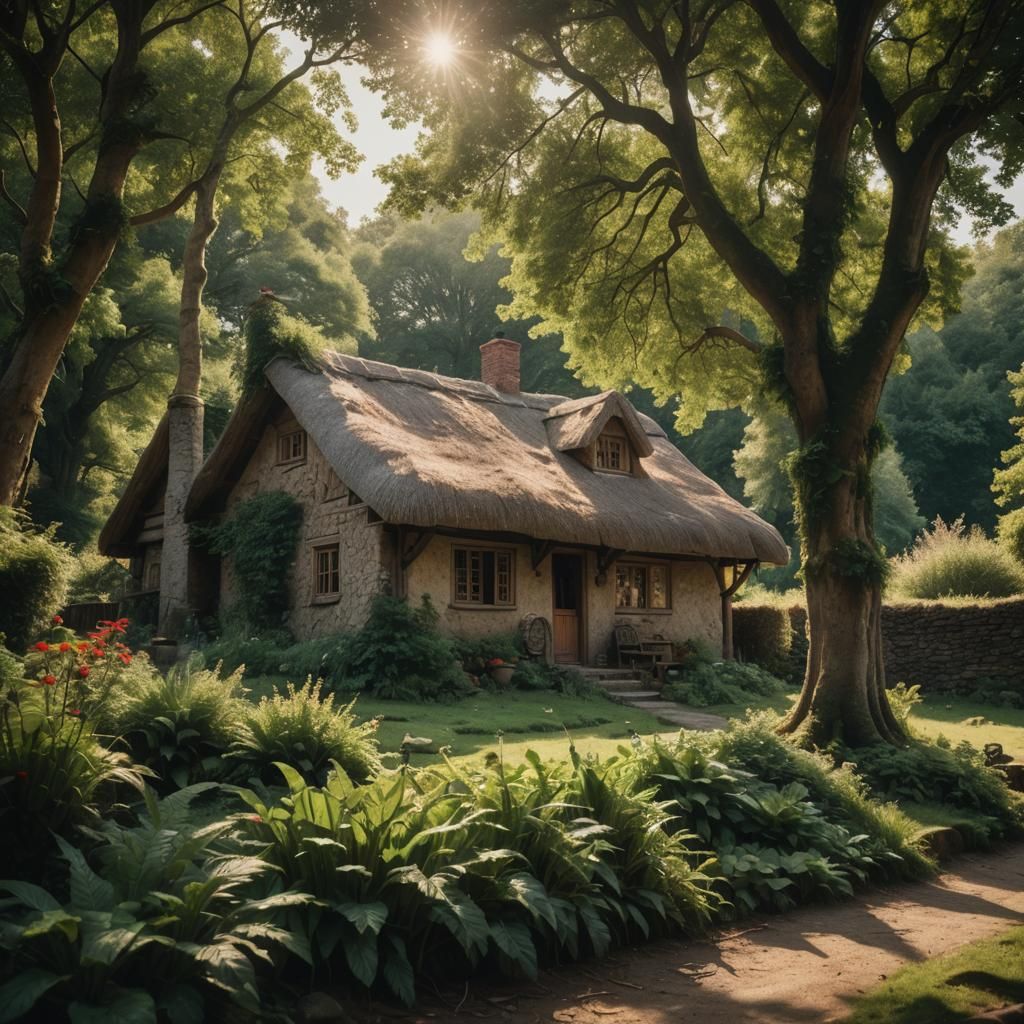 Sunlit Cottage: Spices in a Forest, Cinematic Film