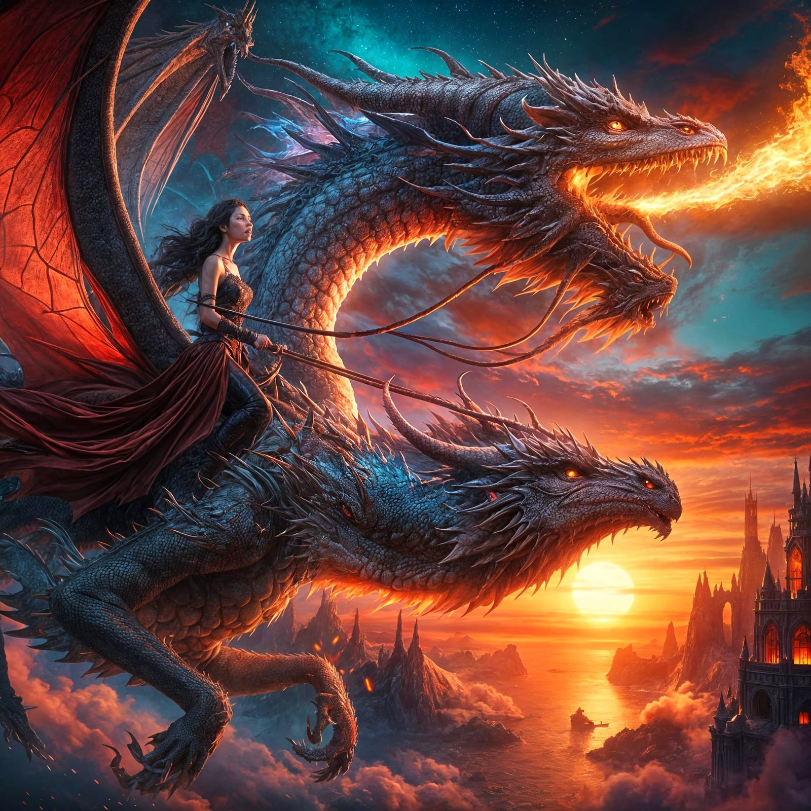 Dragon Tamer Ascending in a Mythical Kingdom