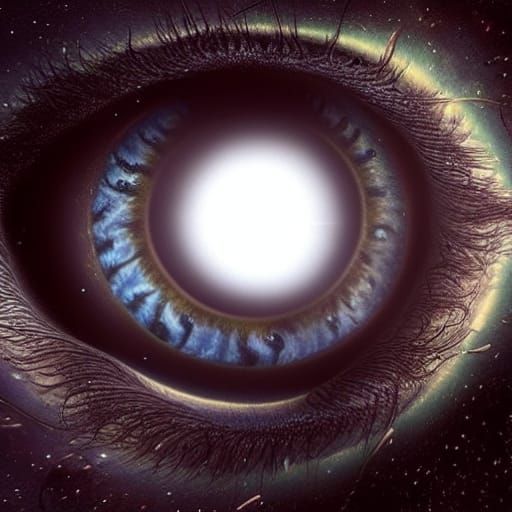 Eye of the Universe: Detailed Digital Matte Painting