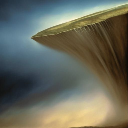 Surrealistic Splash Art: Dramatic Dreamlike Concept