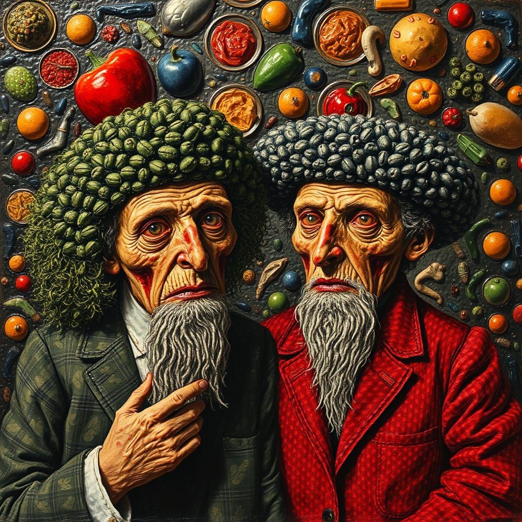 Goulash People Authentication: Surreal Impasto Horror