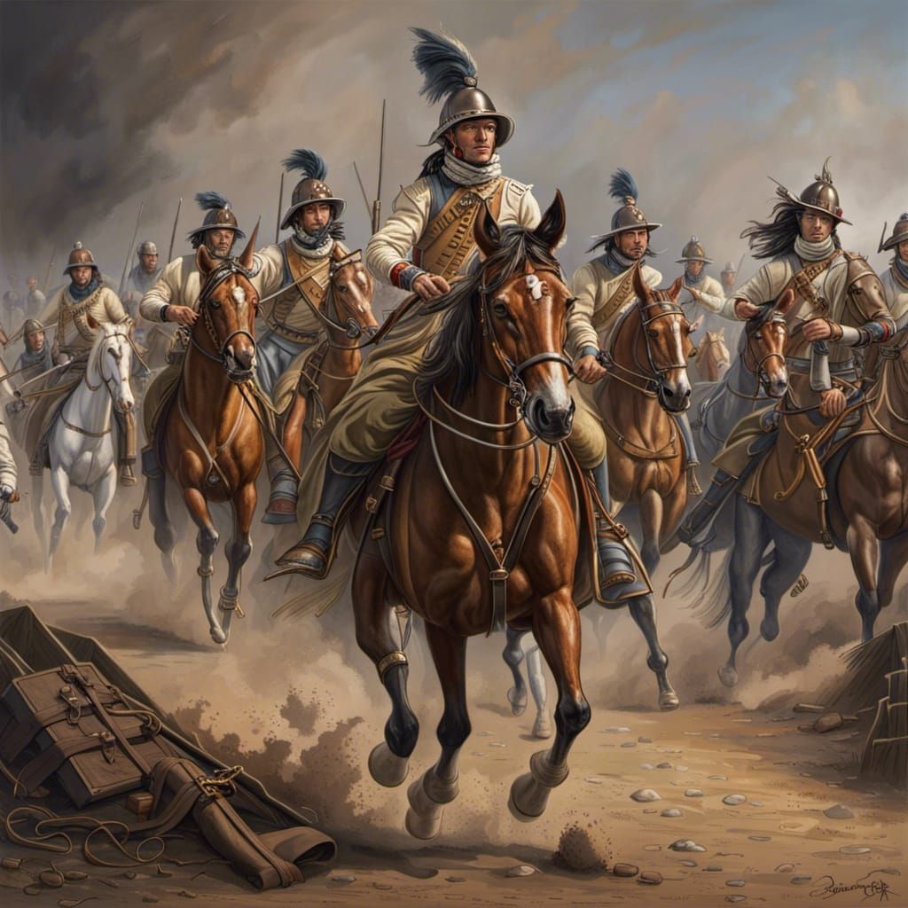 American Elite Light Cavalry in the Gunpowder Age