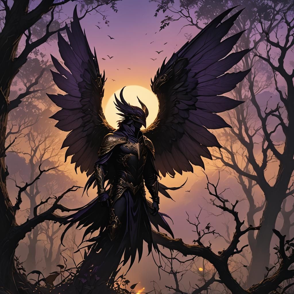 Nightshade at Twilight: Dark Fantasy Concept Art