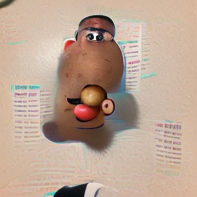 AI Generated Image of Mr. Potato Head